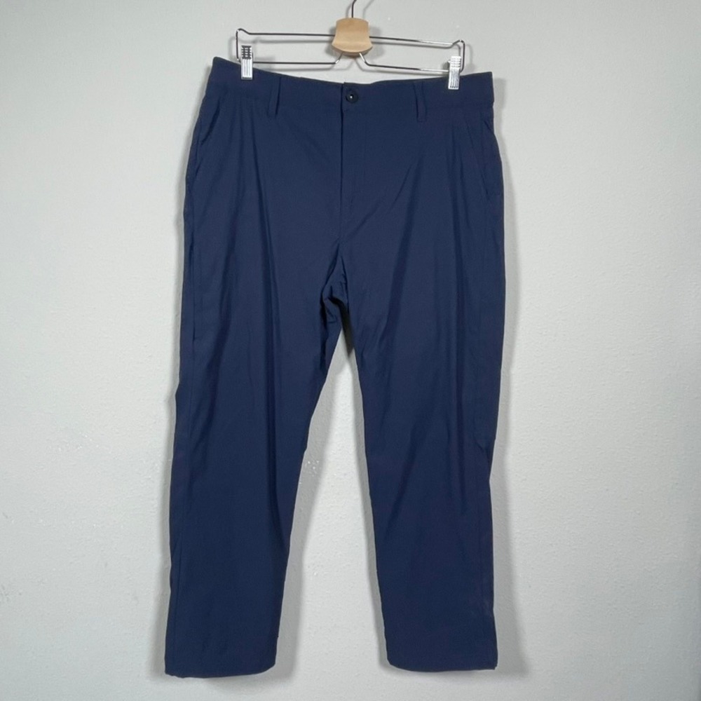 Gerry Fleece Lined Pants Mens 34x30 Blue New Water Resistant Outdoor Gorpcore